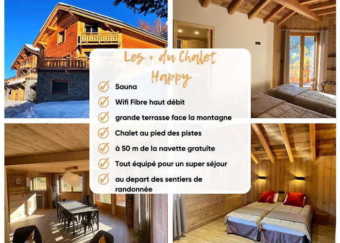 Aux Pieds Des Pistes Happy 2 Alpes 木屋